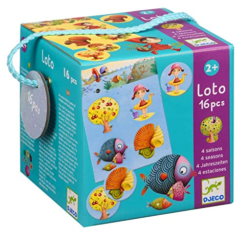 Djeco DJ08123 – EDUCATIVOS Lotus 4 Jahreszeiten