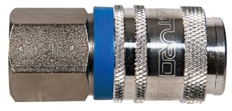 Mecafer 156322 Coupleur rapide métal universel 3/8 f, Gris