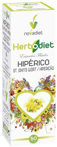 Novadiet - HERBODIET EXTRACTO DE HIPÉRICO con Hypericum perforatum L. - Complemento Alimenticio para el Nerviosismo, Estrés y Apoyo Emocional - Envase de 50 ml