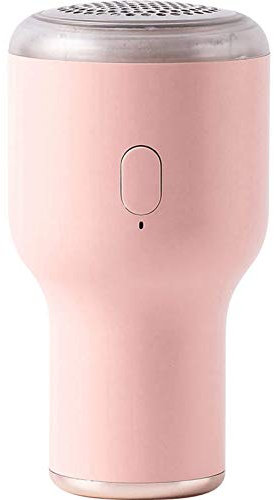 Rasoio portatile per tessuti, levapelucchi a 2 velocità, levapelucchi elettrico con ricarica USB, rimozione rapida ed efficace di pelucchi, pelucchi e noduli (bianco) (rosa) (rosa)