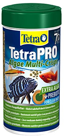 Tetra Pro Algen 250 ml - Fischfutter (Flocken) für Herbivore-Fische - Alle Altersstufen & Rassengrößen - Geschmacklos - 0.06 kg