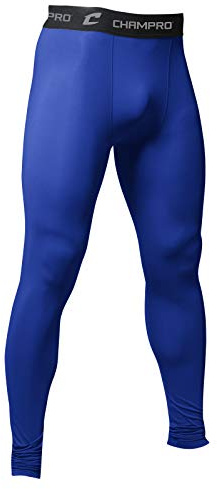 CHAMPRO unisex CS5ARYXL polyester/spandex kompressionsstrumpbyxor, royal, vuxen XL