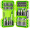 Greenworks 70-teiliges Schlagzeug-Set, Schraubendreher-Bit-Set, präzisionsgefräste Bits, modulares Gehäuse, magnetischer Bithalter