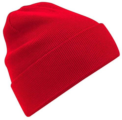 Beechfield Unisex Baskenmütze Beechfield Organic Cotton Original Cuffed Beanie