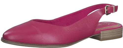 MARCO TOZZI 2-29408-42-Plantare da Donna, in Pelle, Morbida Fodera Interna, Sling