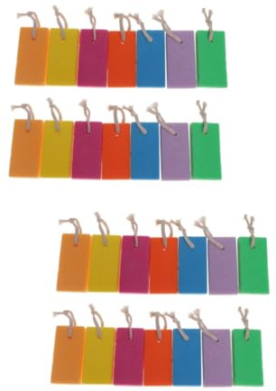 FRCOLOR 36stücke Teiliges Fußschrubber Natürlichem Vulkangestein Exfoliating Tool Zur Entfernung Abgestorbener Haut Inklusive Aufhängeschnur Für Einfache Lagerung Gemischte Farben