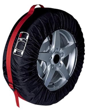 1Stk Autoreifen Reifentasche Auto-Ersatzreifenschutzabdeckung Auto reifenglanz reifenhalter reifenhüllen Reifen Aufbewahrungstasche wasserdicht Schutzhülle vierteiliges Set 210t