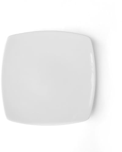 Holst Porzellan FD 220 Porzellan Teller flach 20 x 20 cm Fine Dining Weiß 20 x 20 x 2,5 cm 6 Stück
