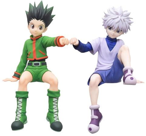 Tongyundacheng Killua Zaoldyeck Gon Freecss Figur Anime Statue PVC Modell 12 cm Actionfigur Sammlerstück Dekoration Ornamente