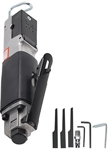 Sierra Alternativa Neumática de Aire Cuerpo Duradero de Aleación de Zinc, Cómodo Agarre de Goma Antideslizante, para Cortar Aluminio, Plástico, Placas de Metal, con Diseño de