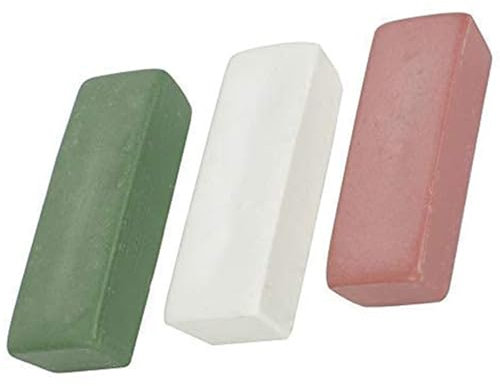 Buffing Polishing Cutting Compounds Kit 35g each - Green Fine/White Medium/Purple Coarse - 3 Pack