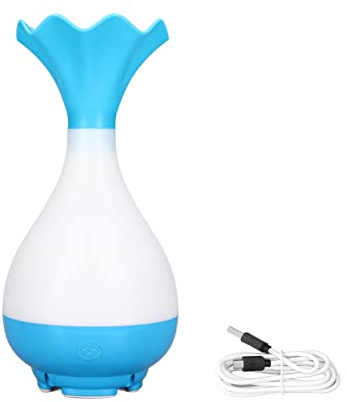 95ml Car Diffuser Humidifier, USB Powered Essential Oil Aromatherapy, Intelligent Protection, Quiet, Portable for Home Office Travel, Relieves Dry Nose Throat (Blue)