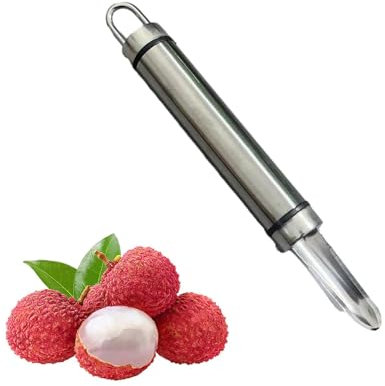 CGACCSD Extracteur de noyaux de cerises, outil de dénoyautage de cerises | Dénoyauteur et éplucheur de fruits, extracteur de noyaux de litchi facile à utiliser, dénoyauteur longan manuel pour et