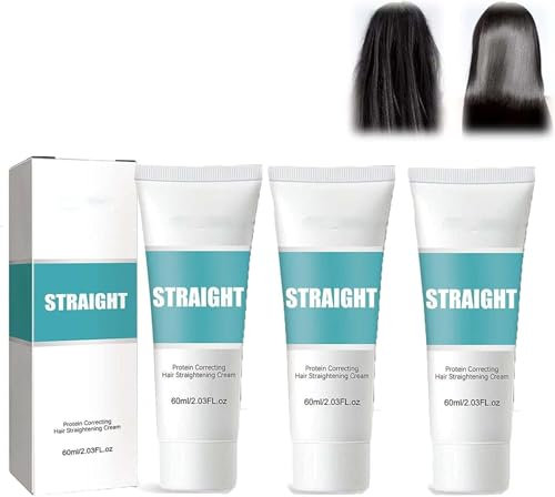 sjfscqr 60 ml Protein-Korrektur-Haarglättungscreme,Pflegende, schnell glättende Collagen-Haarglättungscreme, für alle Haartypen