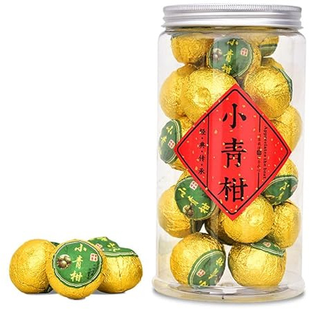 250g Di Tè Pu'er Classico Maturo Con Scorza D'arancia Invecchiato Tee Nero PuErh Al Mandarino Verde Piccolo Fatto a Mano Dal Sapore Ricco E Pieno