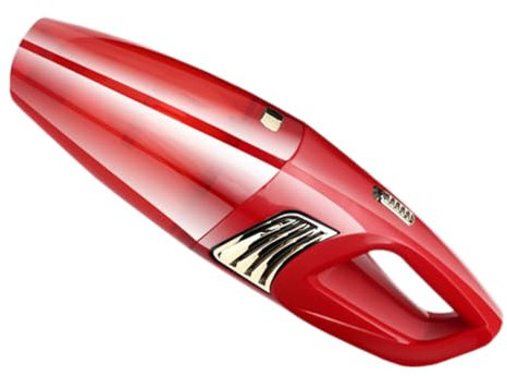 Ciieeo Aspirateur sans Fil pour Voiture Et Maison, Mini Aspirateur Rechargeable USB, Puissant Et Portable, Dépoussiéreur pour Nettoyage Intérieur, Usage Automobile Et Domestique, Couleur Rouge