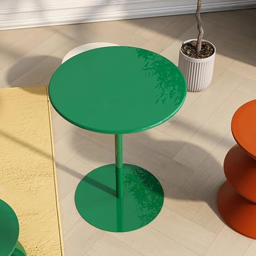 Failjierue Grüner runder Stehtisch – platzsparendes Design mit hoher Thekenhöhe – vielseitig einsetzbar als Frühstücksecke, Küchen-Kneipentisch oder Wohnzimmer(48x56cm)