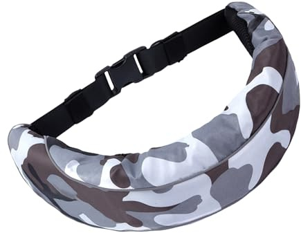 Cintura Salvagente Gonfiabile Gonfiabile Manuale Riutilizzabile Regolabile | Pacchetto Cintura Gonfiaggio Manuale Per Nuoto, Piscina, Paddle Boarding, Snorkeling, Surf, Vela