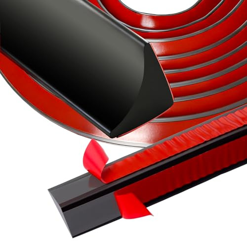 Trukafie 3 Meter Abschlussleiste Küchenarbeitsplatte 15mm*15mm Küchenleiste Arbeitsplatte Küchenabschlussleiste Wandabschlussleiste Küche Winkelleiste Selbstklebend Zierleisten Schwarz