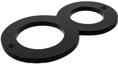 UKCOCO 8-inch Black House Number 8 Door Sign for Outdoor Use, Weather-resistant Address Numbers for Mailbox, Apartment, Villa, and Office Exterior