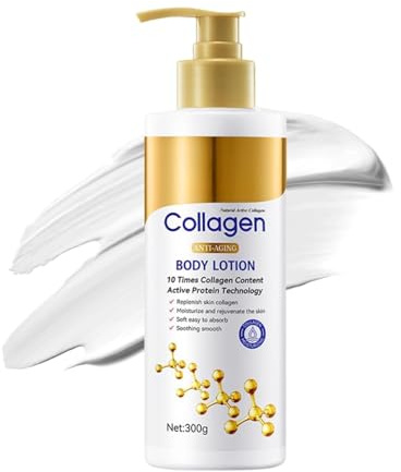 Liftaria Collagen Body Lotion,Straffende Bodylotion Damen mit Feuchtigkeitspflege,Anti Falten Kollagen Körperlotionen,Reduziert Feine Linien,Schnell Einziehende Körpercreme Für Trockene Haut