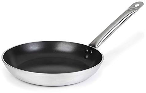 LACOR Chef Aluminium Non-Stick Frying Pan, Silver/Black, 20 cm