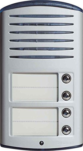 Legrand 342941 AP Station de porte en aluminium 2D 4 RT
