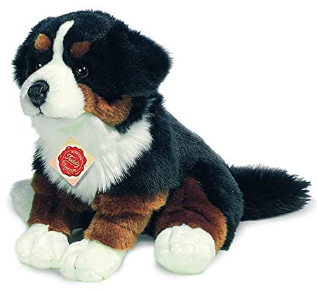 Teddy Hermann 92871 Hund Berner Sennenhund 29cm, Kuscheltier, Plüschtier mit recycelter Füllung