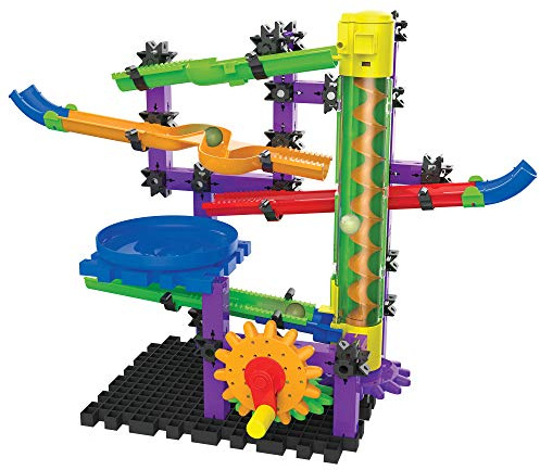 The Learning Journey Techno Gears Marble Mania Zoomerang Building Kit (100-Piece), Multi (455227)