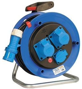 ABC TOOLS E 1068 2050 Avvolgicavi per uso industriale AVVOLG. 50 m 230V 3 POLI CEE, Multicolore