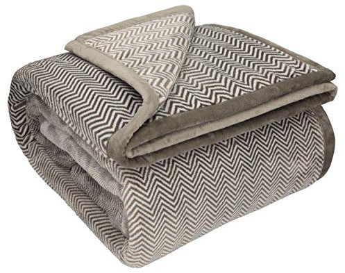 Betz Luxus Kuscheldecke Flauschig Sofa Fleecedecke Monte Carlo - Wohndecke XXL Warm Sofadecke Decke Couch Größe 150x200 cm Farbe beige