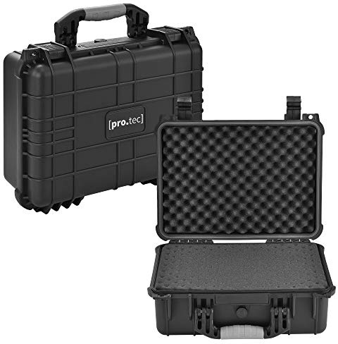 pro.tec Schutzkoffer 40,6 x 33 x 17,4 cm Waffenkoffer Universalkoffer Transportkoffer Fotokoffer Kamerakoffer IP55