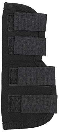 Zerodis Funda Protectora para la Pierna del, Funda Protectora para la Rodilla del Animal doméstico Funda Protectora para la recuperación de la Almohadilla para la Pierna del (S-Negro)