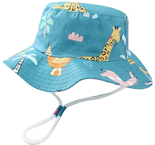 Malaxlx Unisex Baby Kleinkind Kinder Sonnenhut Fischerhut Sommerhut für Mädchen Jungen