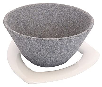 COFIL Japanischer Keramik-Kaffeefilter, hergestellt in Japan, wiederverwendbar, weißer Halter