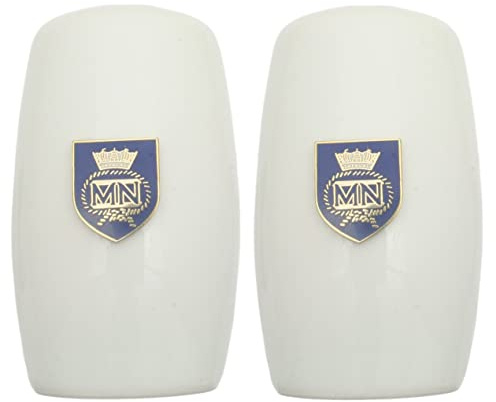MN Shield Merchant Navy China Salt and Pepper Shakers Cruet Set Modern White CSP ME58