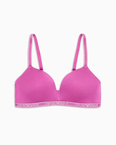 EMPORIO ARMANI dam Essential studs vadderad triangel BH violett S, Bouganville, S