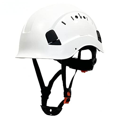 Hrippy Casco di Sicurezza Impermeabile Emergenza Leggera Casco per Vigili del Fuoco Testa Industriale Cappello Anti-Impatto Protezione Solare per Il Lavoratore All'aperto