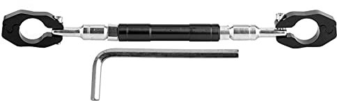 Balance-Bar-Lenker, Verstellbarer Motorrad-Lenker, 7/8-Zoll-Motorrad-Lenker-Querstange, Verstellbar, Verstärkter Balance-Hebel, Aluminiumlegierung, Universell(Schwarz)