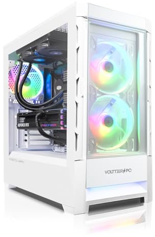 VolttierPC - PC Gaming AMD Ryzen 7 5700X 8x4.6Ghz | Nvidia RTX 4060Ti 8GB | 32GB DDR4 | 2TB M.2 SSD | Refrigeración Líquida | Wi-Fi 6 + Bluetooth 5.2 | Windows 11 | Pc Gamer