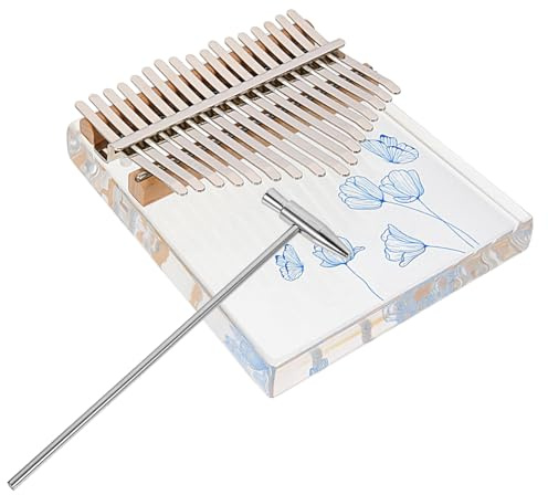 Toyvian Musikinstrument Daumenklavier Kleine Kalimba Exquisites Daumenklavier für Junge Mädchen Fingerklavier