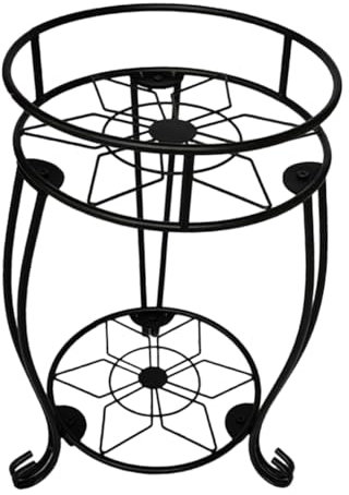 Yardwe Soporte De Metal Para Plantas Decoración Rústica Para Macetas Para Interiores y Exteriores