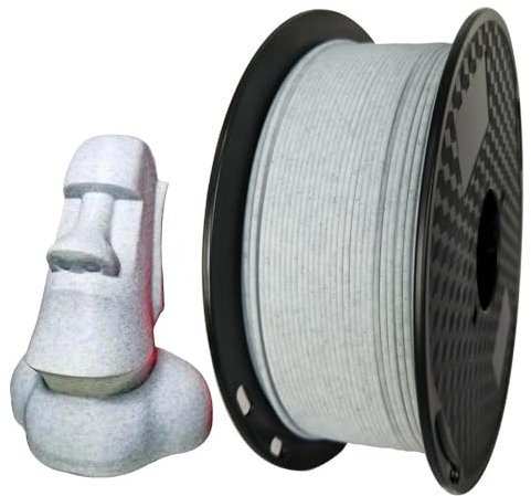 CC3D Marmor-PETG-Filament, 1,75 mm, 1 kg, 3D-Drucker-Filament, 1,0 kg Spule, 3D-Druckmaterial, passend für die meisten FDM-Drucker, PETG, Stein, Rock-Farbe
