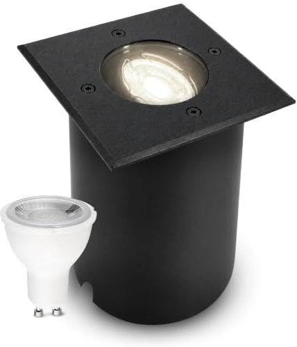 SSC-LUXon JUAVI Bodeneinbauleuchte eckig IP67 GU10 3W neutralweiß befahrbar