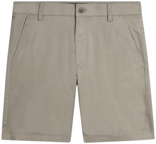 Chaps Boys' Shorts - Flex Waistband Stretch Twill Boys Chino Shorts - Casual Uniform Khaki Shorts for Boys, Size 36, Hampton Khaki