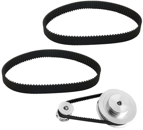 2GT-Synchronriemen, Antriebsriemen Zahnriemen, Breite Closed Loop Gummiriemen, Geschlossener Schleifengummi 2GT-Timinggürtel, Antriebsriemen Zahnriemen für Vertikutierer, 2GT-320 6mm, 2PCS