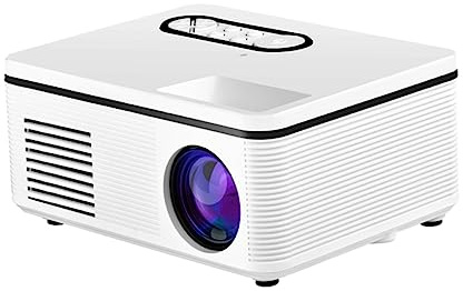jojofuny Mini-projektor Tragbar für Heimkinoanlage mit Mediaplayer Unterstützung Outdoor-filmprojektoren Geeignet Multiple Anschlüsse für Tv-Boxen Laptops und Digitalkameras zur Videowieder