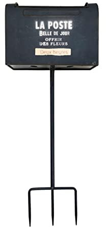 Buzón de Correo para jardín, Estilo Vintage, para decoración de jardín, Maceta Multifuncional para arreglos Florales, buzón Vintage para Exteriores, buzón Independiente para Paquetes y Correo en CAS