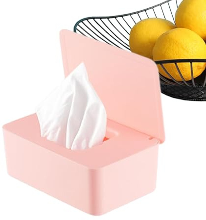 Zuasdvnk Portatoallitas Húmedas | Porta Toallitas para Bebé | Estuche Reutilizable para Almacenar Papel Tisú en Baño, Cocina, Dormitorio, Sala, Habitación Infantil y Hogar