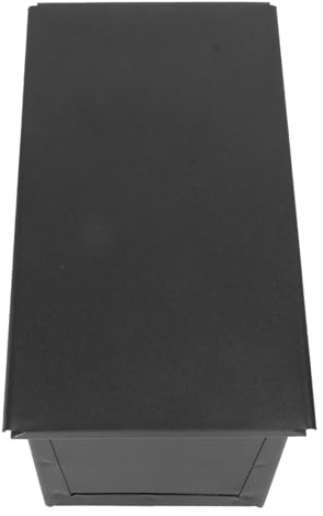 TOYANDONA Teglia per Pane Tostato Coperchio Antiaderente Nero 450 G Stampo da Forno per Pane Fatto in Casa e Toast